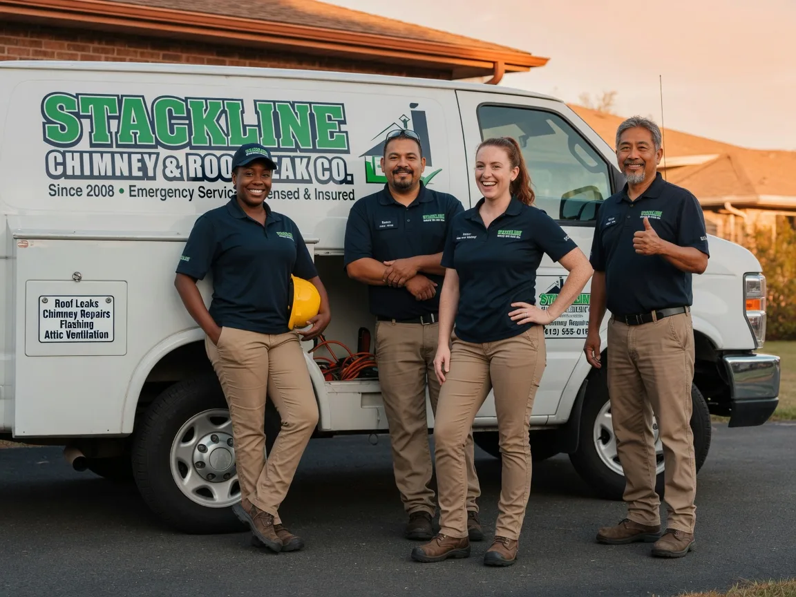 Chimney flashing repair company in Penfield, PA